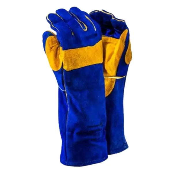BLUE WELDING LEATHER GLOVE