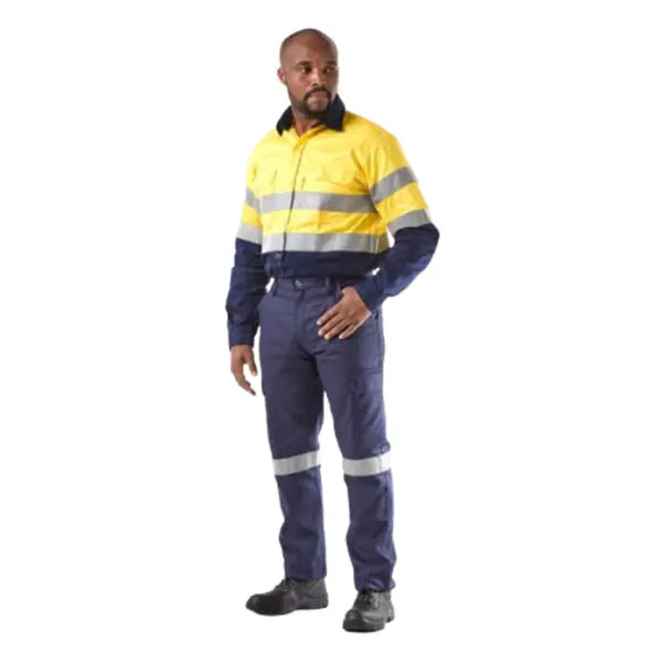 YELLOW REFECTIVE LANG SLEEVE SHIRT
